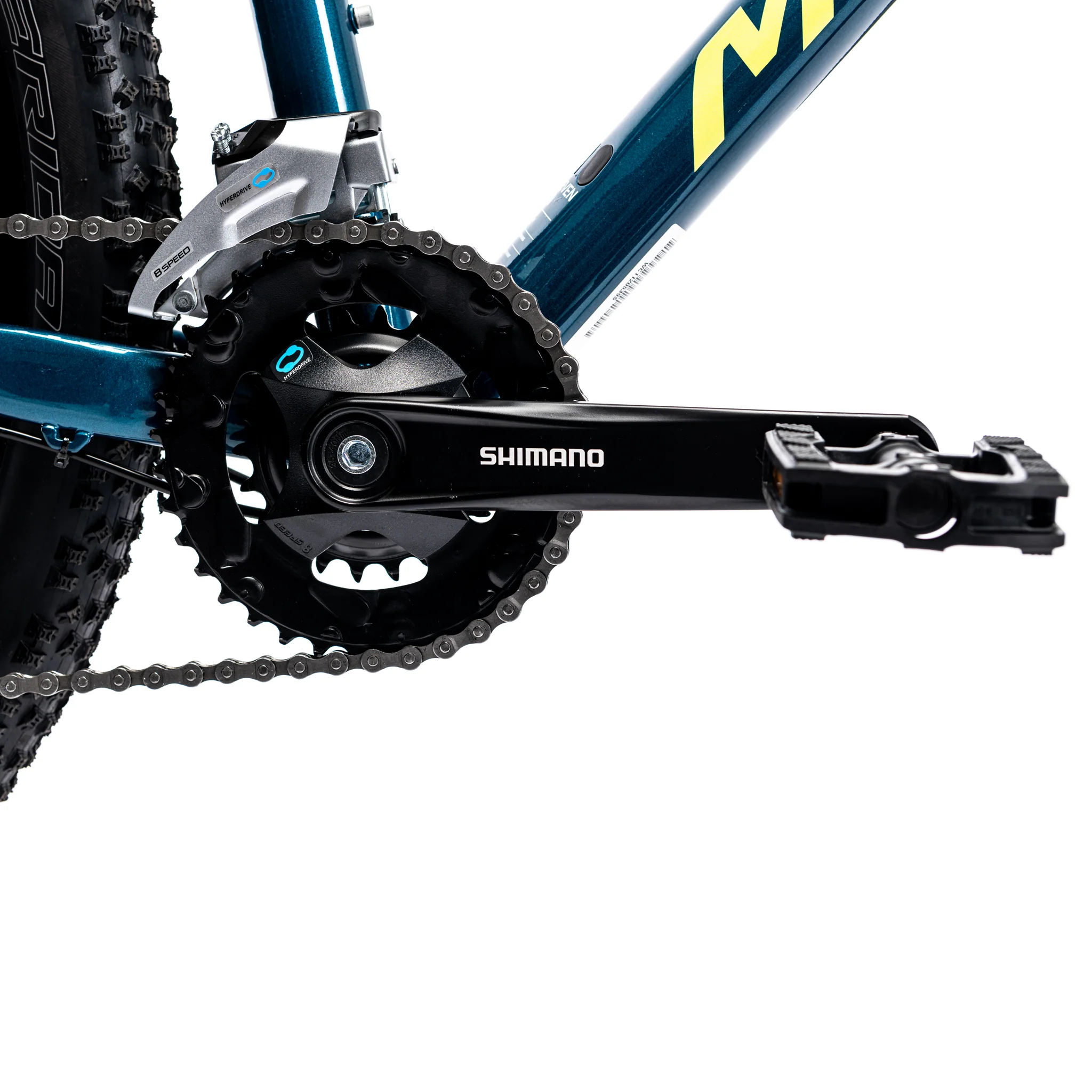 Merida Big Seven 20 Hardtail Mountain Bike Teal Blue/Lime - Image 5