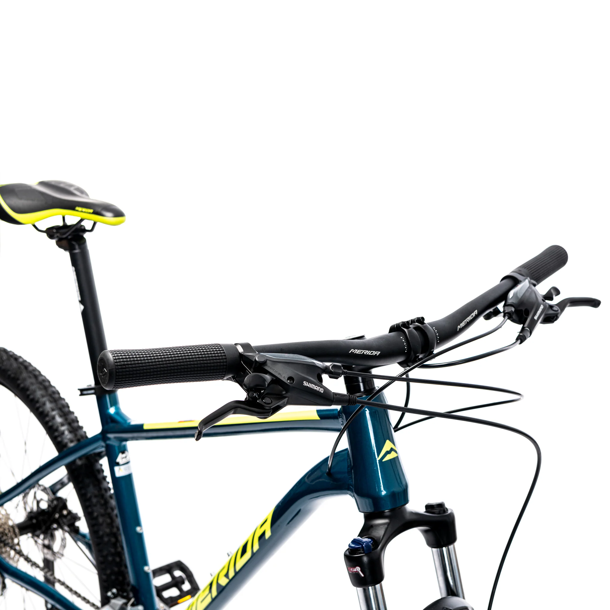 Merida Big Seven 20 Hardtail Mountain Bike Teal Blue/Lime - Image 7