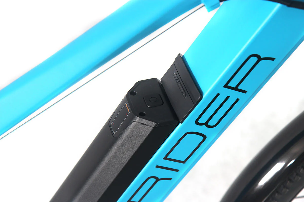 E-Rider Summit Plus Electric Bike 460wh Battery 26" Wheels Blue - Image 4