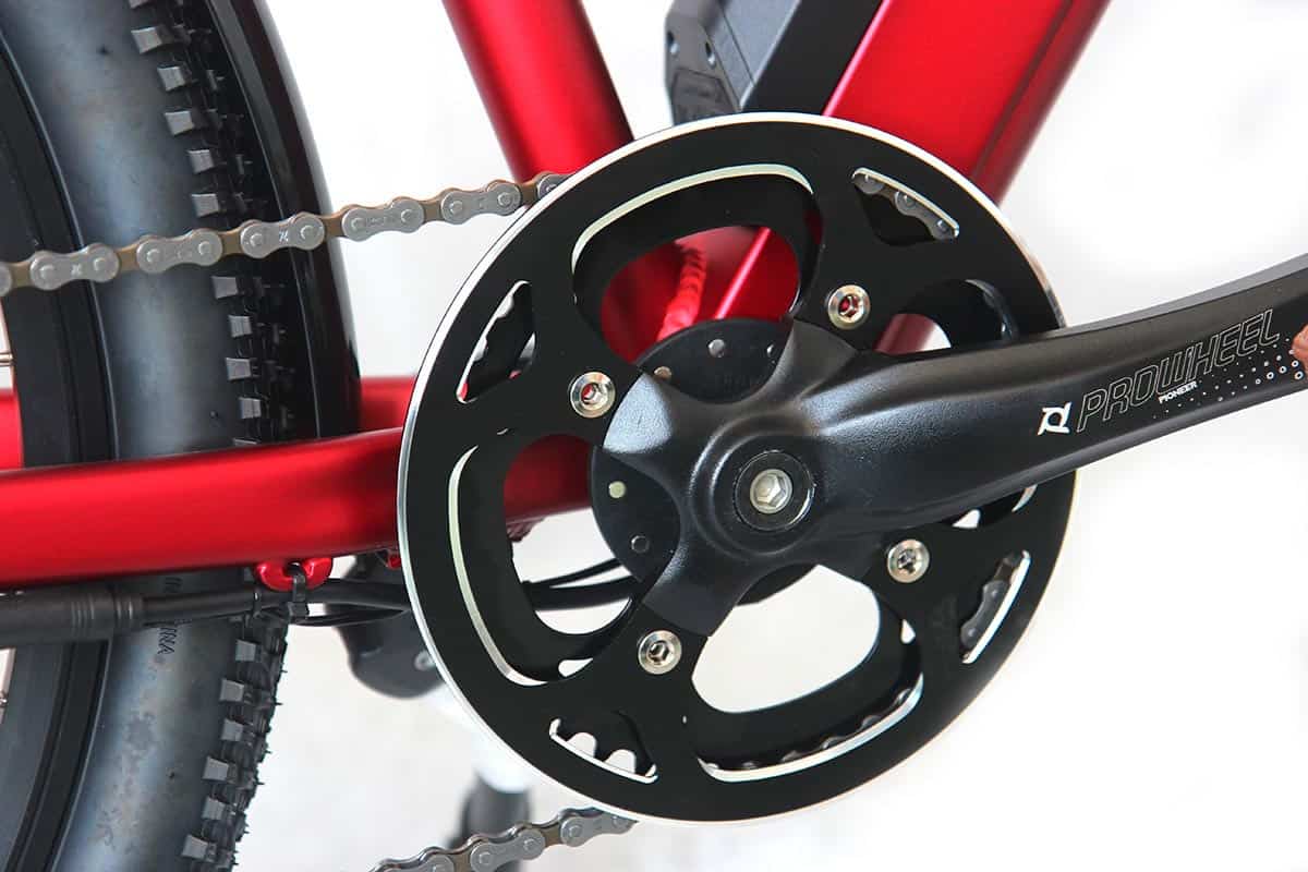 E-Rider Summit Plus Electric Bike 460wh Battery 26" Wheels Red - Image 5