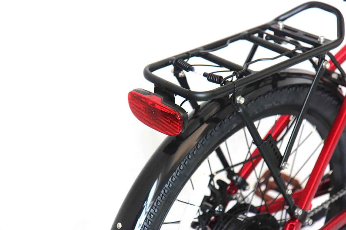 E-Rider Summit Plus Electric Bike 460wh Battery 26" Wheels Red - Image 6