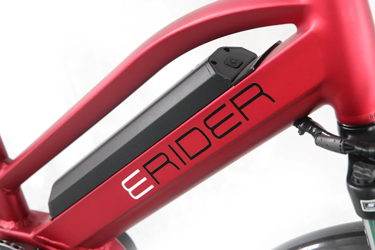 E-Rider Xtrail Advanced Electric Bike 504wh Battery Matt Red - Image 4
