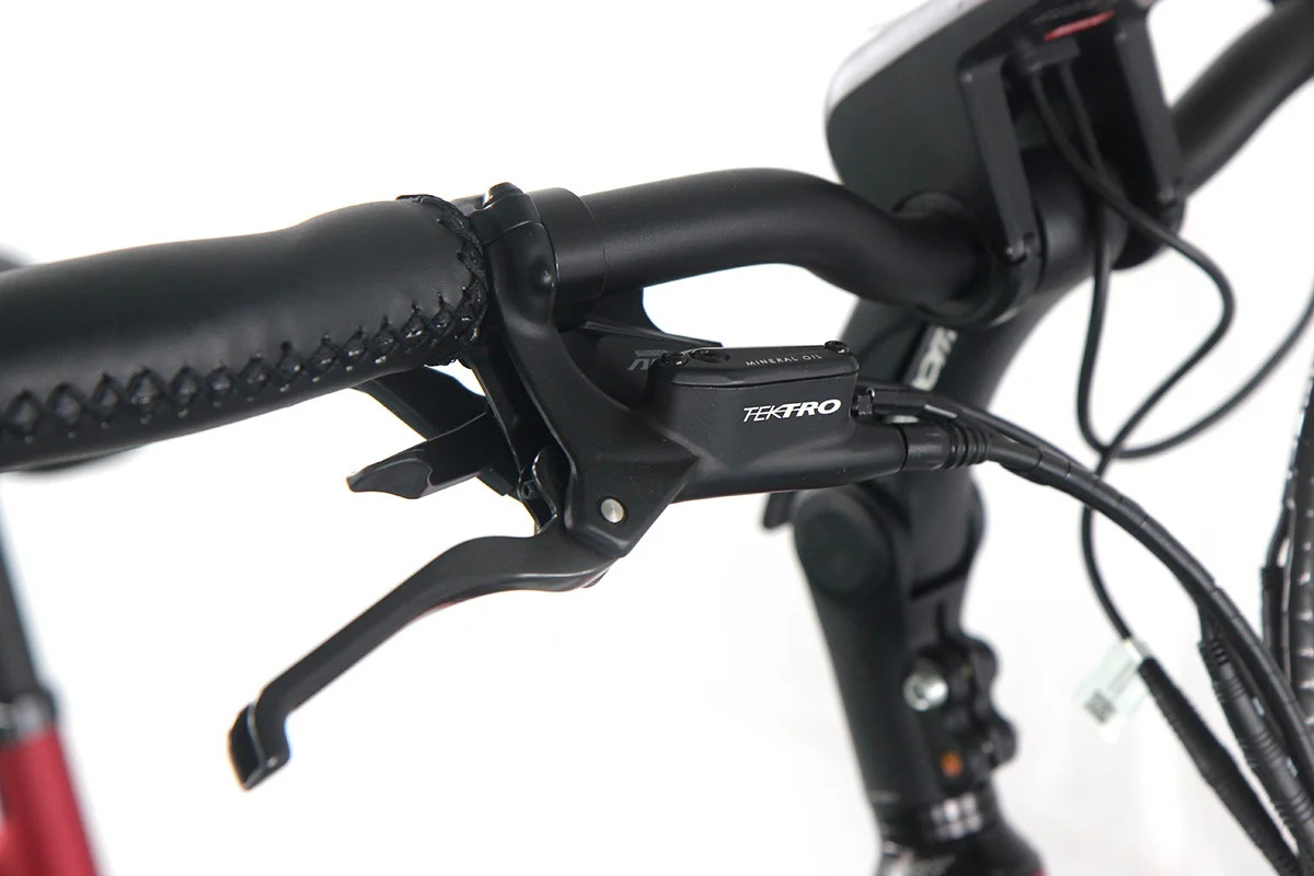 E-Rider Xtrail Advanced Electric Bike 504wh Battery Matt Red - Image 6