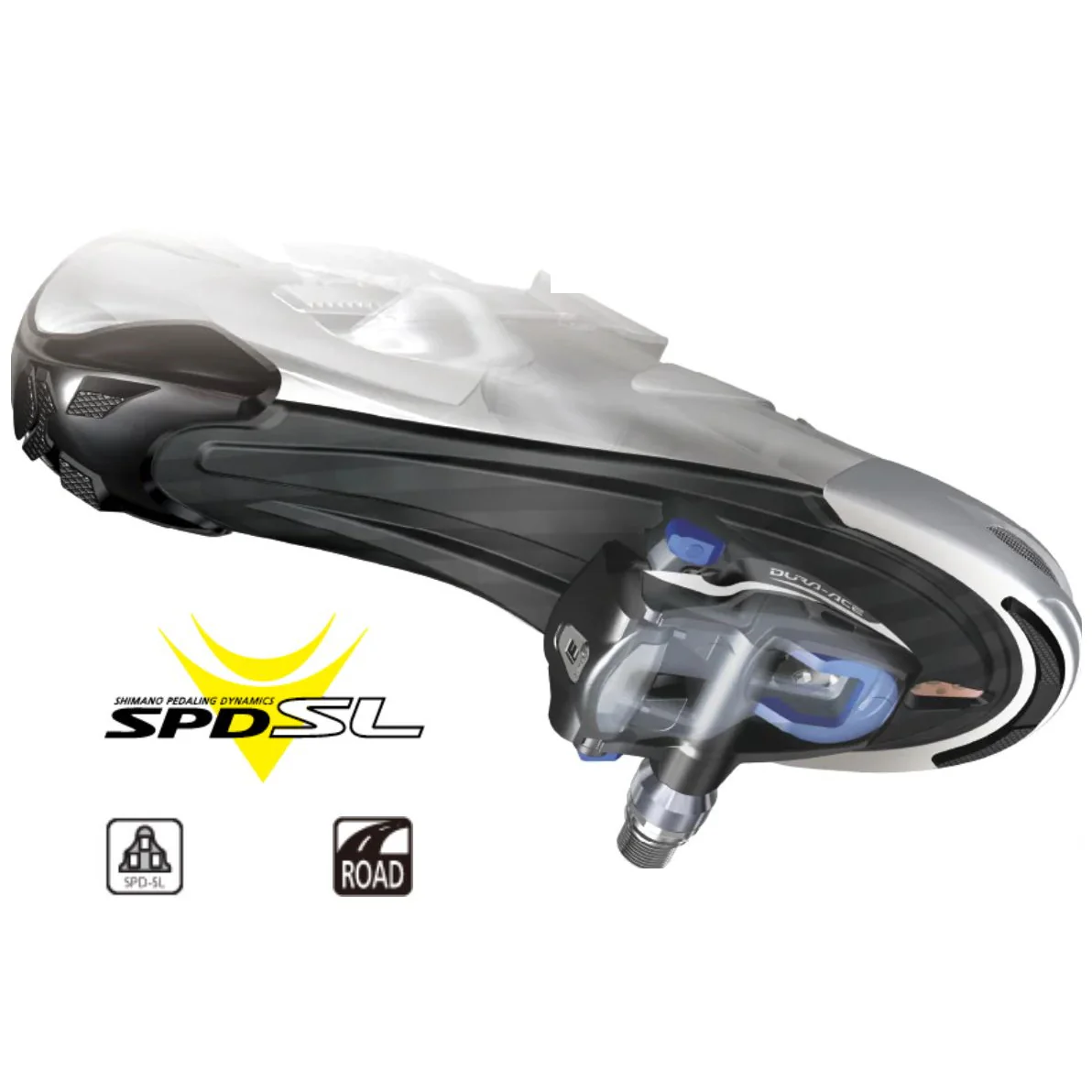 Shimano SPD-SL Pedals PD-RS500 Road Black - Image 3